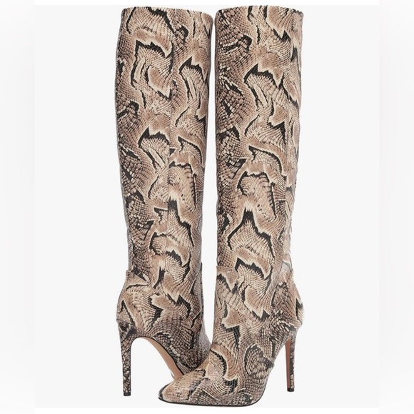 Vince Camuto Shoes - NEW Vince Camuto Fendels Snake Knee High Boots SZ 6